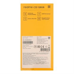 Смартфон Realme C33, 6.5", IPS, 2 sim, 4 Гб, 128 Гб, 50 Мп, 5 Мп, 5000 мАч, голубой - фото 51411608
