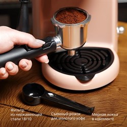 Кофеварка Galaxy GL 0755, рожковая, 900 Вт, 0.24 л, капучинатор, бежевая - фото 51411803