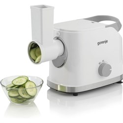 Мясорубка Gorenje MG1802SJW, 1800 Вт, 5 насадок, реверс, шинковка, белый - фото 51412412