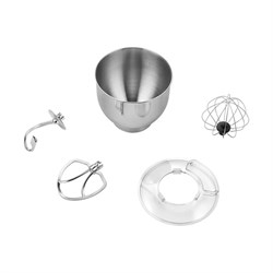 Миксер Kitfort КТ-3080, планетарный, 1400 Вт, 7 л, 3 насадки, 6 скоростей, чёрный - фото 51412548