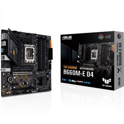 Материнская плата Asus TUF GAMING B660M-E D4, LGA1700, B660, 4хDDR4, HDMI, DP, mATX - фото 51412565