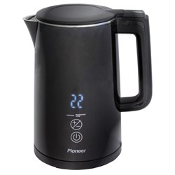 Чайники Pioneer KE577M, металл, 1.5 л, 2000 Вт, чёрный - фото 51412606