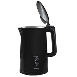 Чайники Pioneer KE577M, металл, 1.5 л, 2000 Вт, чёрный - фото 51412610
