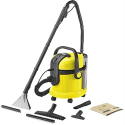 Пылесос Karcher SE 4001, моющий, 1400/400 Вт, 4 л, чёрно-жёлтый - фото 51412816