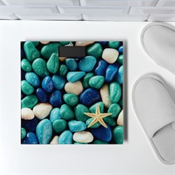 Весы напольные Luazon LVE-005 «Камни», электронные, до 180 кг, от батареек 2хAAА - фото 51413109