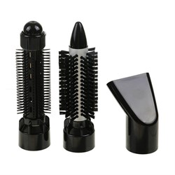 Фен-щётка WILLMARK WHS-0831, 800 Вт, 3 скорости, 3 температурных режима, чёрно-золот. - фото 51413508