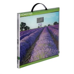Весы напольные HOMESTAR HS-6001G, электронные, до 180 кг, 1хCR2032, стекло, фиолетовые - фото 51413683