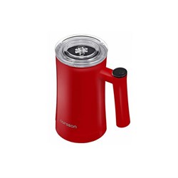 Вспениватель молока Oursson MF3500D/RD, 400 Вт, 3 режима, 0.35 л, красный - фото 51413730