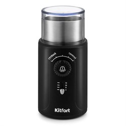 Кофемолка Kitfort КТ-747, ножевая, 200 Вт, 0.25 л, 70 г, чёрная - фото 51413754