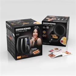 Аэрогриль REDMOND RAG-247, 1500 Вт, таймер, черный - фото 51414096