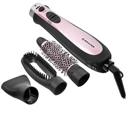 Фен-щётка BRAYER 3130BR-GD, 800 Вт, 3 насадки, 2 скорости - фото 51414756