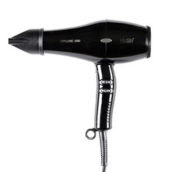 Фен парикмахерский HUSH Cyclone 3500, 2400 Вт, 2 насадки, 2скорости, 3 режима, шнур 3.5 м - фото 51414823