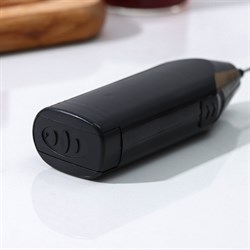 Капучинатор Доляна, 20×4×2.5 см, 2.5 Вт, чёрный - фото 51414845