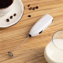 Капучинатор погружной Luazon LMR-07, от 2АА не в комплекте, белый - фото 51415034