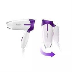 Фен Kitfort КТ-3209, складной, 850 Вт, 2 скорости, шнур 1.2 м - фото 51415177