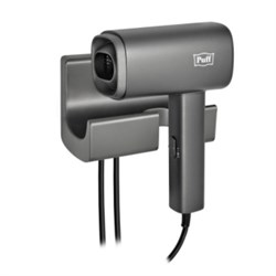 Фен Puff-1601Gr, настенный, 1600 Вт, 2 скорости, хол. воздух, серый - фото 51415269