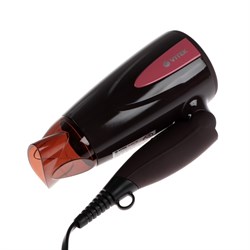 Фен Vitek VT-2261, 1300 Вт, 2 режима, 2 скорости, концентратор, шнур 1.8 м, чёрно-красный - фото 51415431