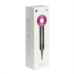 Фен Windigo LF-03, 1250 Вт, 3 температурных режима, 3 скорости, концентратор, серо-розовый - фото 51415466