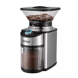 Кофемолка КТ-770, электрическая, 150 Вт, 160 г, чёрно-серебристая - фото 51415473