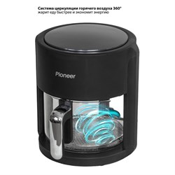 Аэрогриль Pioneer SM502D, 1500 Вт, 5 л, чёрный - фото 51415606