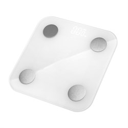 Весы напольные Windigo LVE-030, диагностические, до 180 кг, от 3хAAA, стеклянные, белые - фото 51415618