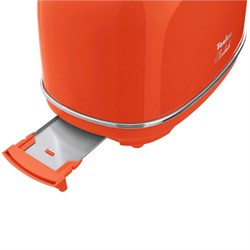 Тостер Tesler TT-245 ORANGE, 815 Вт, 2 тоста, 6 режимов прожарки, разморозка, оранжевый - фото 51416050