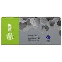 Картридж Cactus CS-EPT01C100 T01C1, для Epson Pro WFC529RDTW, 188 мл, цвет чёрный - фото 51416161