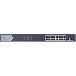 Коммутатор Hikvision DS-3E0518P-E, неуправляемый, 17х10/100/1000BASE-T - фото 51416230