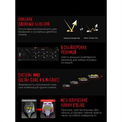 Мышь A4Tech Bloody A60 черный оптическая (6200dpi) USB3.0 (8but) - фото 51416361