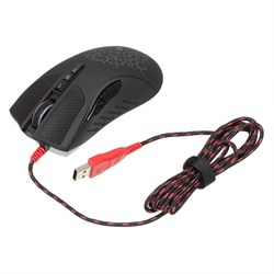 Мышь A4Tech Bloody A90 черный оптическая (6200dpi) USB (8but) - фото 51416377