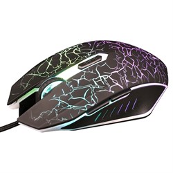 Мышь Оклик 905G INVASION черный оптическая (3600dpi) USB для ноутбука (6but) - фото 51416803