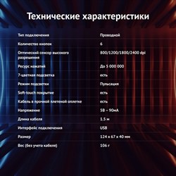 Мышь Оклик 965G RACER черный оптическая (2400dpi) USB (6but) - фото 51416838