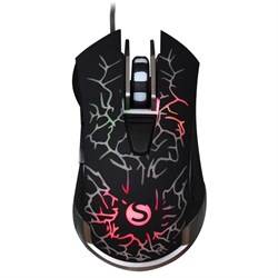 Мышь SunWind SW-M705G черный оптическая (3600dpi) USB для ноутбука (6but) - фото 51416846