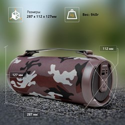 Колонка порт. Digma D-PS1520 камуфляж/камуфляж 16W 1.0 BT 10м 1500mAh (SP1520C) - фото 51417203