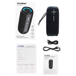 Колонка порт. Hyundai H-PAC610 т.синий 20W 2.0 BT/3.5Jack 10м 2000mAh - фото 51417362