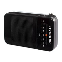 Радиоприемник портативный Hyundai H-PSR110 черный - фото 51417770