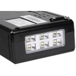 Радиоприемник портативный Hyundai H-PSR140, FM/AM/SW, 87.5-108 МГц, USB, microSD, фонарь, 3хАА (не в компл.), черный - фото 51417775