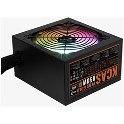 Блок питания Aerocool ATX 850W KCAS PLUS GOLD 850W ARGB 80+ gold 24+2x(4+4) pin APFC 120mm f   10044 - фото 51417912