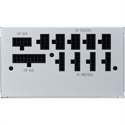 Блок питания Cooler Master ATX 750W V Gold V2 WHITE CASE 80+ gold (24+8+4+4pin) APFC 135mm f   10044 - фото 51417987