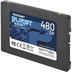 Накопитель SSD Patriot SATA III 480GB PBE480GS25SSDR Burst Elite 2.5" - фото 51419273