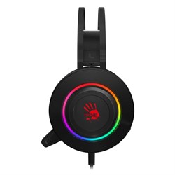 Наушники с микрофоном A4Tech Bloody G521, USB, мониторные, оголовье, провод 2.3 м, чёрные - фото 51422029