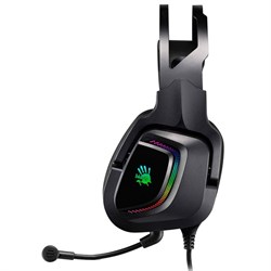 Наушники с микрофоном A4Tech Bloody G570 черный/серый 2м мониторные USB оголовье (G570 (BLAC   10045 - фото 51422051