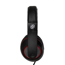 Наушники с микрофоном Оклик HS-L390G DRAGON черный/красный 1.8м мониторные оголовье (1100413   10045 - фото 51422140