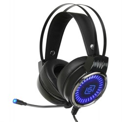 Наушники с микрофоном Оклик HS-L700G INFINITY черный 2.2м мониторные оголовье (1102308) - фото 51422146