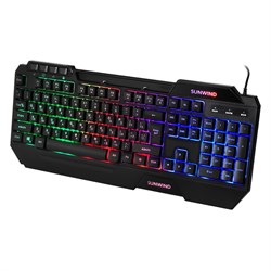 Клавиатура SunWind SW-K515G черный USB Multimedia for gamer LED - фото 51422364