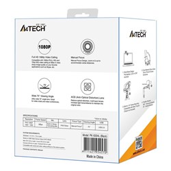 Камера Web A4Tech PK-935HL, 2 Мп, 1920×1080, USB 2.0, с микрофоном, чёрная - фото 51422470