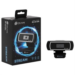 Камера Web Оклик OK-C013FH черный 2Mpix (1920x1080) USB2.0 с микрофоном - фото 51422535