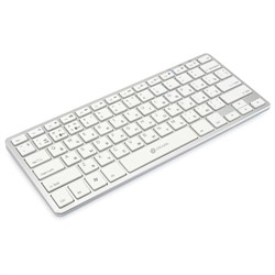 Клавиатура Оклик 855S серебристый USB беспроводная BT/Radio slim Multimedia (1696464) - фото 51422685