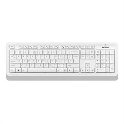 Клавиатура + мышь A4Tech Fstyler FG1010, беспроводные, USB, белый/серый - фото 51422864