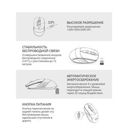 Клавиатура + мышь A4Tech Fstyler FG1010, беспроводные, USB, оранжево-чёрные - фото 51422871